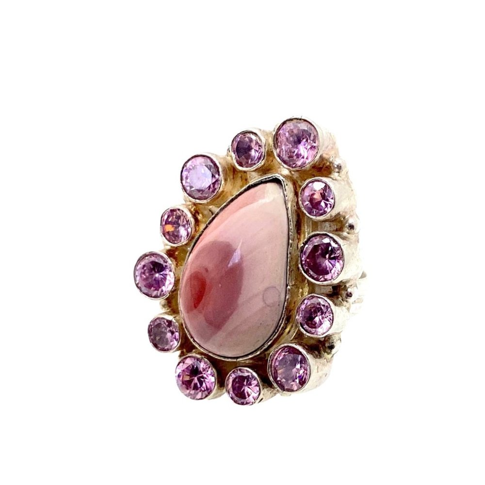 Multi Stone Cocktail Ring S - Picture 2 of 15